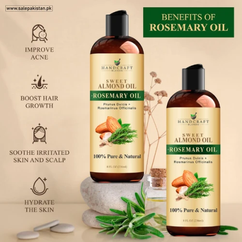 Sweet Almond Rosemary Hair Oil