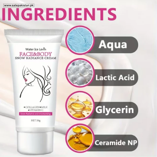 Water Ice Levin Face & Body Snow Radiance Cream