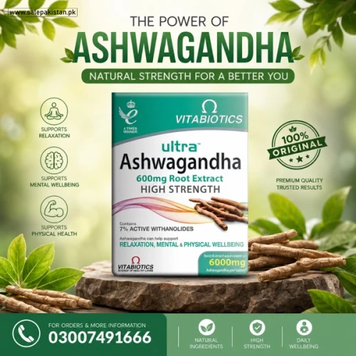 Vitabiotics Ultra Ashwagandha Capsules Price in Pakistan