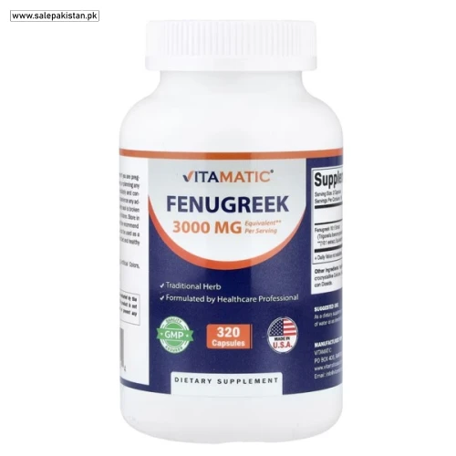 Vitamatic Fenugreek 3000 mg Capsules Price in Pakistan