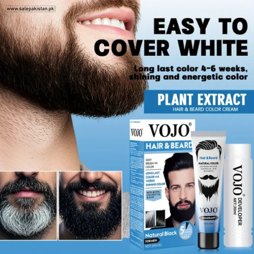 Vojo Hair Beard Dye Shampoo