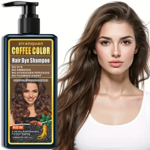 Ziranquan Coffee Color Hair Dye Shampoo